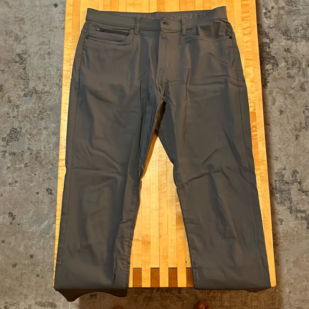 Copper and Oak grey stretchy golf pants